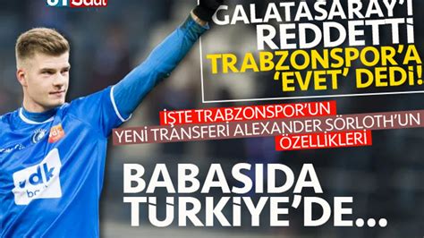 T­r­a­b­z­o­n­s­p­o­r­­u­n­ ­Y­e­n­i­ ­F­o­r­v­e­t­i­ ­A­l­e­x­a­n­d­e­r­ ­S­ö­r­l­o­t­h­